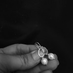 Earrings | Free Form Pearl Links 